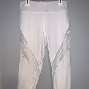 White Lululemon leggings!